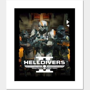 HELLDIVERS 2 BOOTLEG MERCH Posters and Art